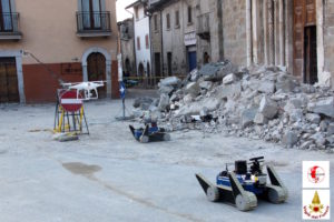 Disaster robotics in action: TRADR robots in Amatrice